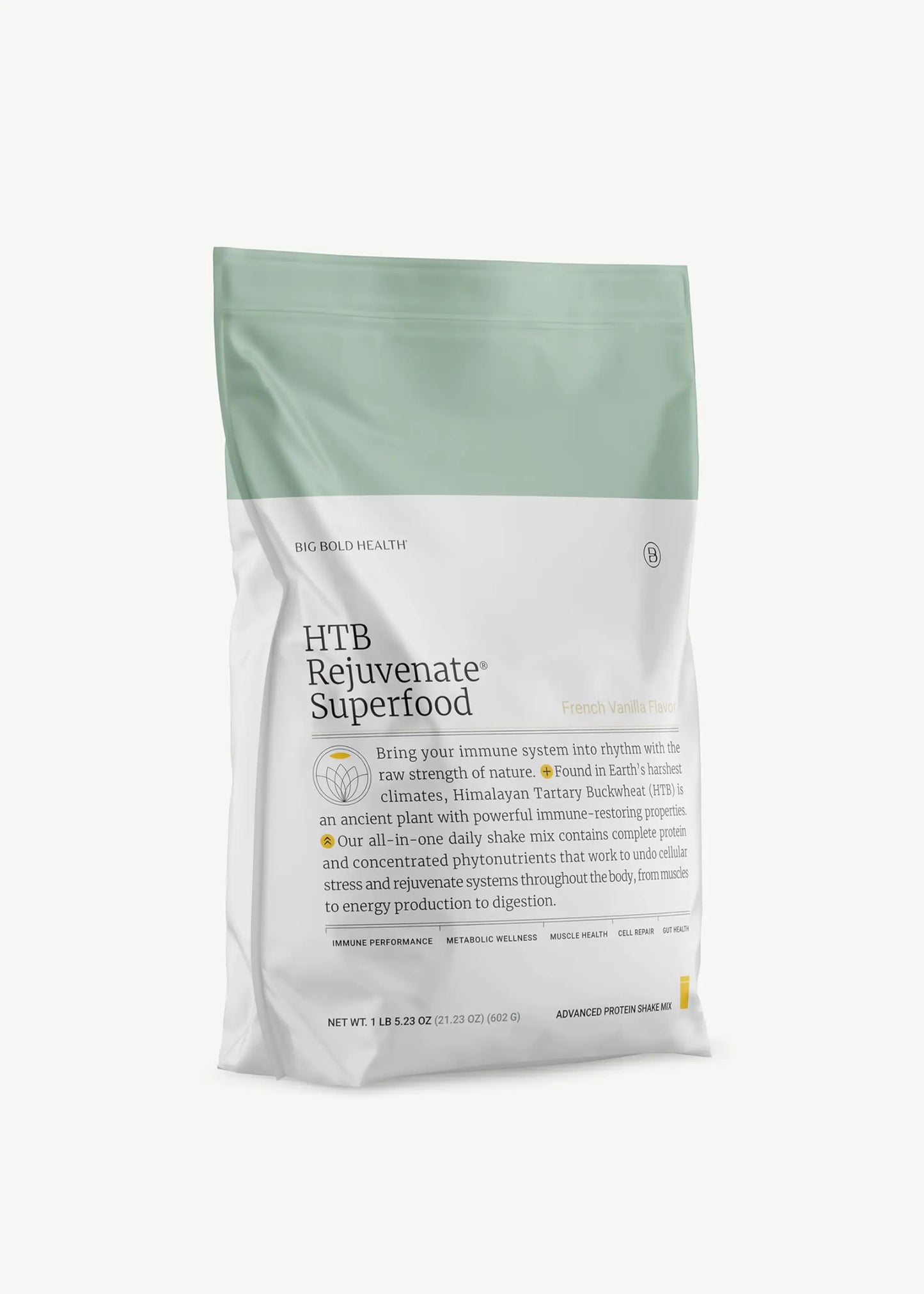 BIG BOLD HEALTH HTB Rejuvenate Superfood Advanced Protein Shake Mix- Superfood Protein Powder Plant-Based Protein Shake for Immune Rejuvenation Vanilla Flavor