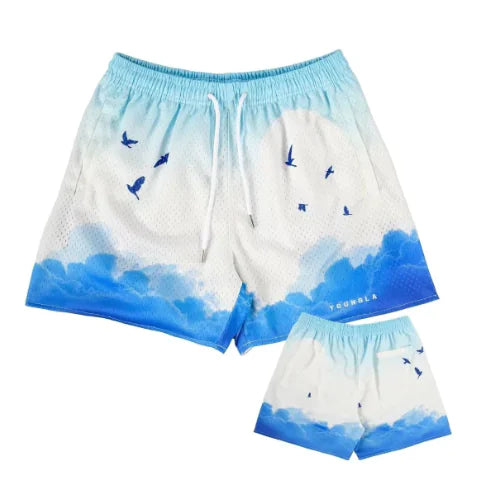 Young LA Mesh Shorts for Running and Gym (Single Piece)