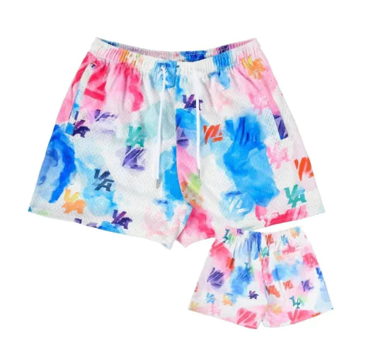 Young LA Mesh Shorts for Running and Gym (Single Piece)