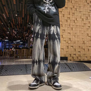 Harajuku Wind Retro Tie-Dye Baggy Denim Pants