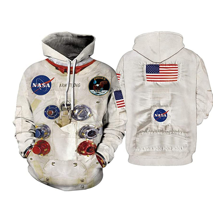 NASA Space Suit 3D Digital Printed Hoodie Men&