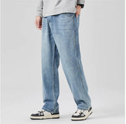American Street Retro Washed Grey Jeans