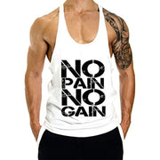 Men's Casual Cotton Vest for Gym and Exercise