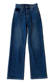 Vintage Handmade Embroidered Warm Washed Jeans