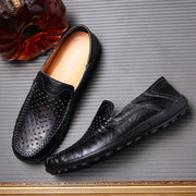 Men's Casual Leather Driving Shoes - Stylish Loafers