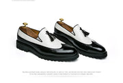 Men's Leather Loafers with Tassels