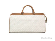 Michael Kors Travel XL Vanilla Duffle Weekender Bag