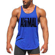 Men's Muscle Tank Top with Round Hem for Gym Workouts