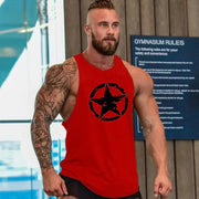 Men's Bodybuilding Sleeveless Cotton Training Vest