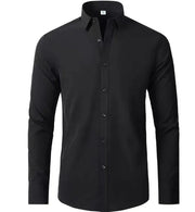 Elastic Fit Men's No-Iron Shirt