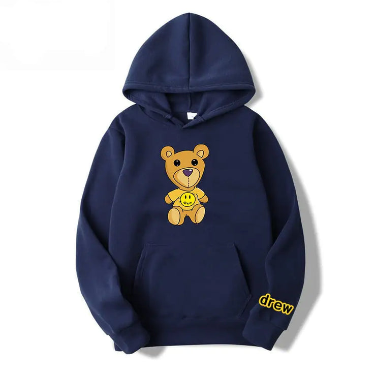 Casual Bear Hoodie for Fashion Street Style