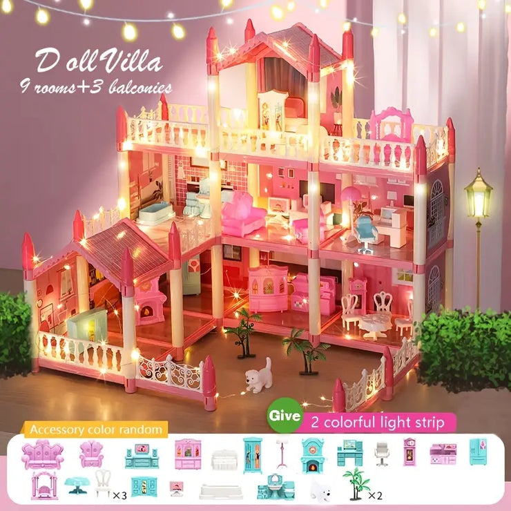 Dream House Dollhouse Playset with 25 Accessories