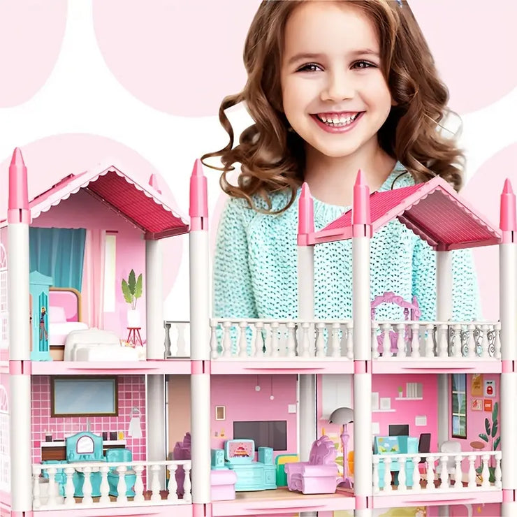 Dream House Dollhouse Playset with 25 Accessories