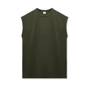 Men's Casual Polyester Vest for Gym and Exercise