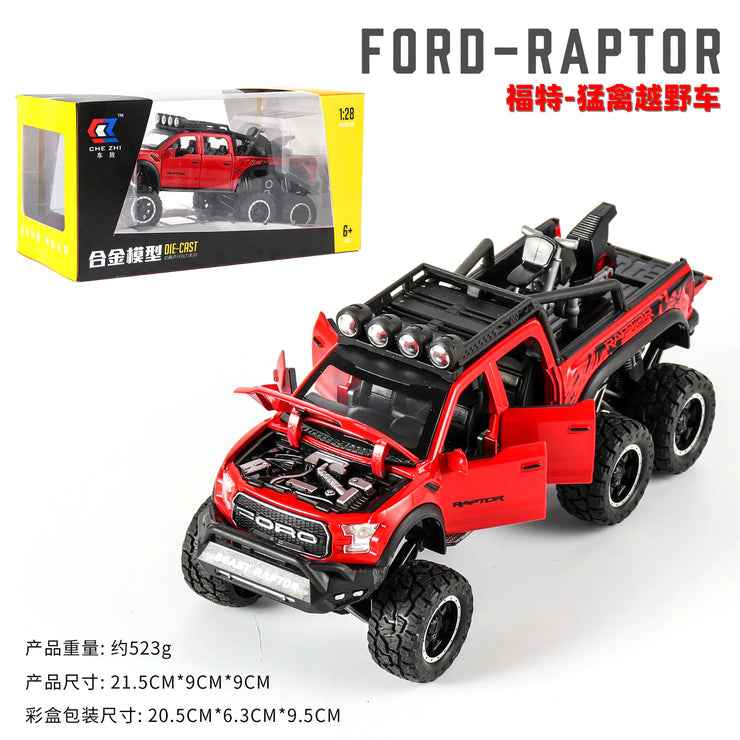 1:24 Raptor F150 Alloy Toy Car Model (Boxed)