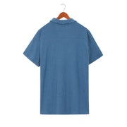 2024 Men's Summer Waffle Polo Shirt - Simple Style