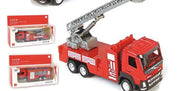 Children's Alloy Toy Car - Fire Ladder Model