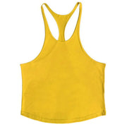 Men's Casual Cotton Vest for Gym and Exercise