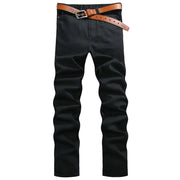 Men's Casual Straight-Leg Jeans for Spring and Autumn