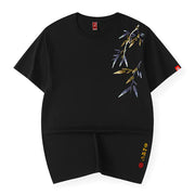 Embroidered Bamboo Men's T-Shirt for Summer 2023