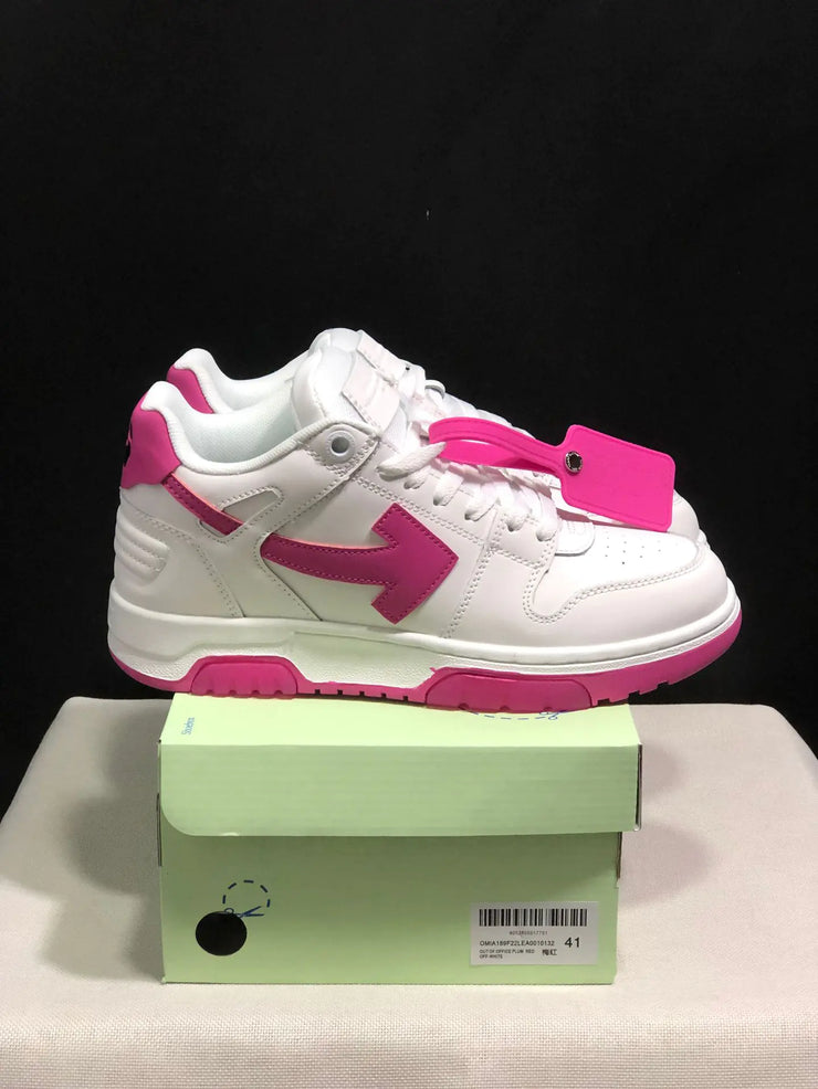 OFF-WHITE Leather Arrow Low-Top Sneakers for All