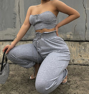 Summer Sports Casual Bra and Pants Set