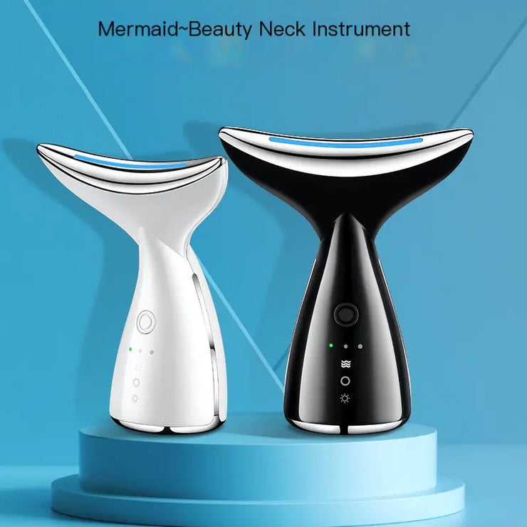 Neck Massager Dolphin Device for Skin Care and Firming