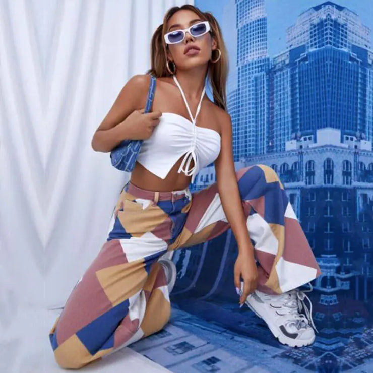 Trendy Loose Fit Casual Ladies Street Jeans