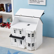 Wholesale Retro Wooden Dollhouse Castle Playset