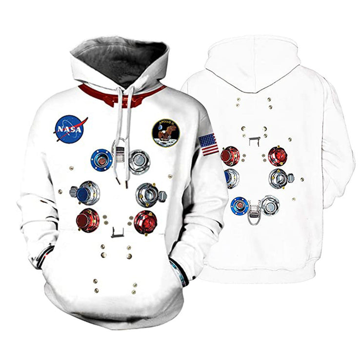 NASA Space Suit 3D Digital Printed Hoodie Men&