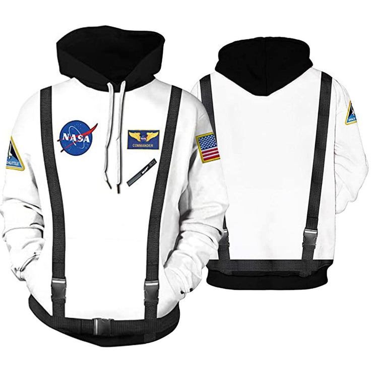 NASA Space Suit 3D Digital Printed Hoodie Men&