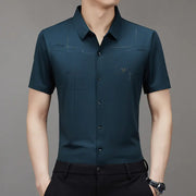 2023 Summer Men's Short Sleeve Business Shirt