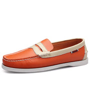Men's Casual Leather Loafers - Breathable British Style