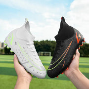 Men's High-Top Soccer Cleats for Artificial Turf Training
