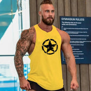 Men's Bodybuilding Sleeveless Cotton Training Vest