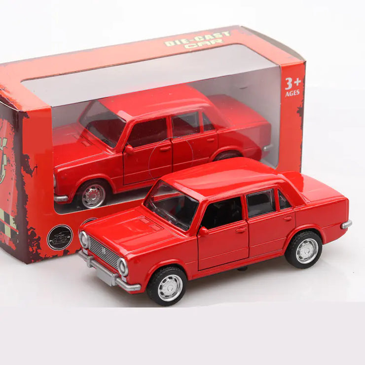 Boxed Alloy Toy Car Model - Classic Lada Car