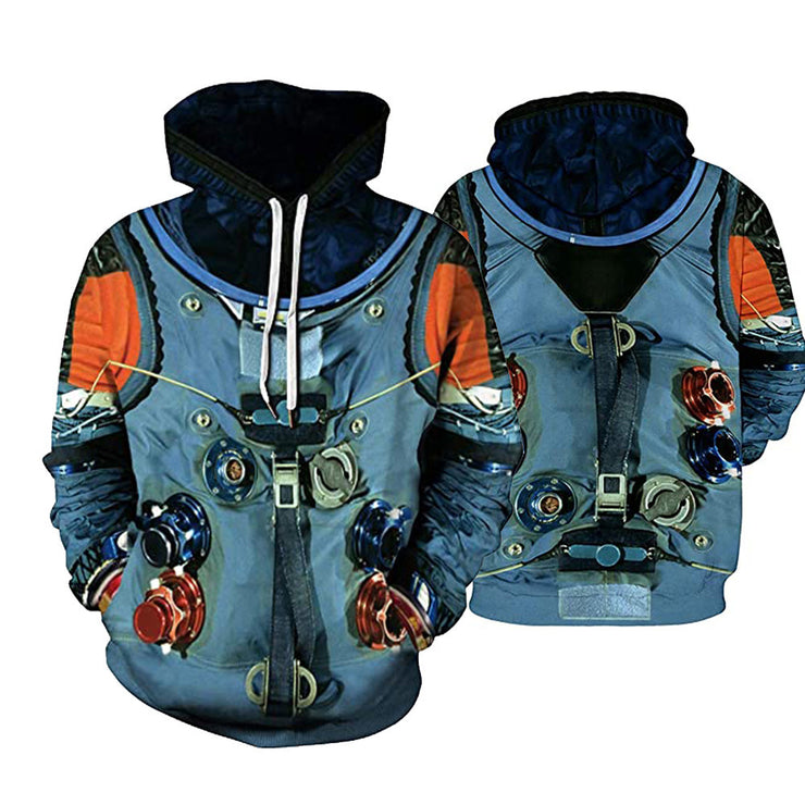NASA Space Suit 3D Digital Printed Hoodie Men&