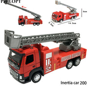 Children's Alloy Toy Car - Fire Ladder Model