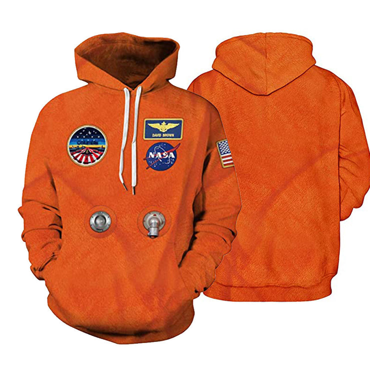 NASA Space Suit 3D Digital Printed Hoodie Men&