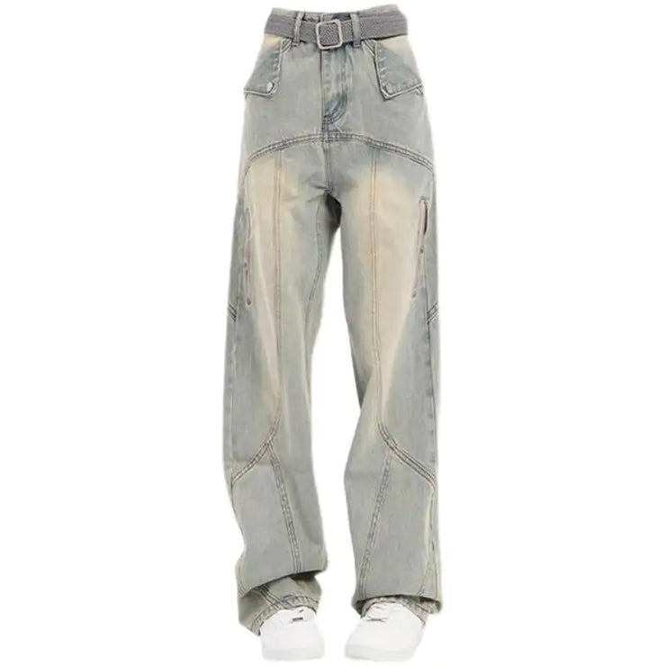 Retro Straight Jeans for Women
