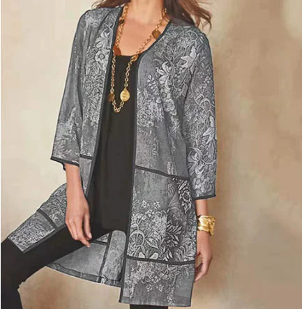 WOLFF Classy UV Protection Printed Blouse (One Piece)