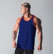 Men's Casual Cotton Gym Vest for Breathable Exercise