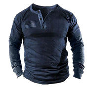 3D Printed Large Henley Suit Long Sleeve Top