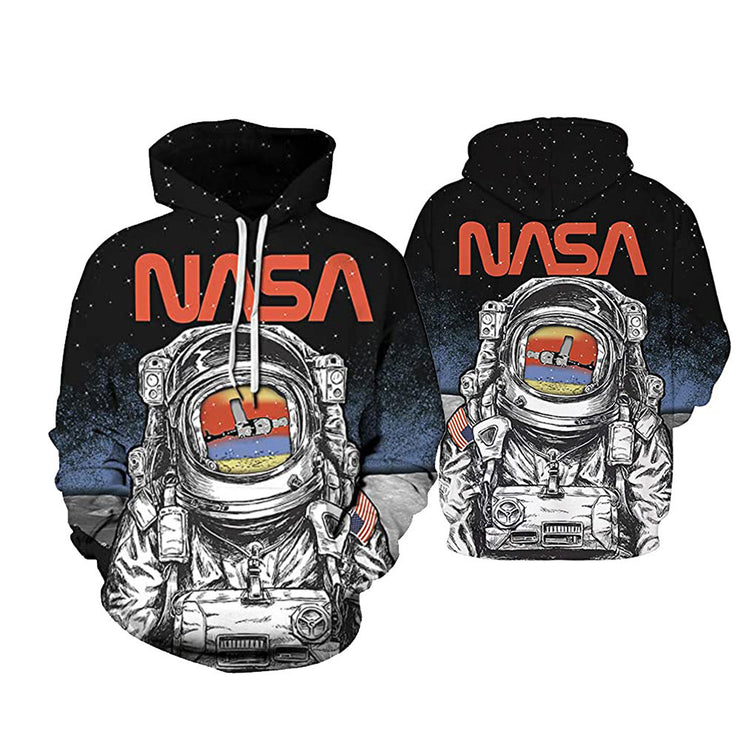 NASA Space Suit 3D Digital Printed Hoodie Men&