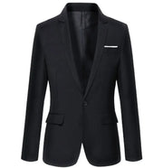 Men's Tailored Slim-Fit Casual Blazer