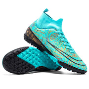 Men's High-Top Soccer Cleats for Autumn Training