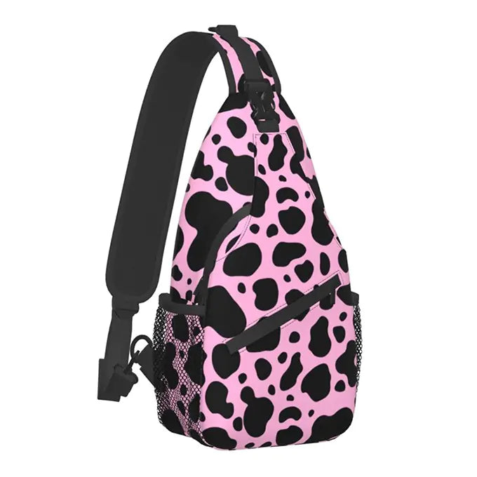 Skulls Sling Backpack - Crossbody Shoulder Gym Bag