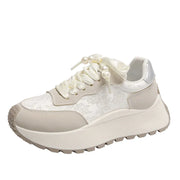 Lace Up Platform Athletic Sneakers