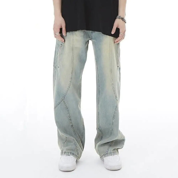 Retro Straight Jeans for Women