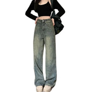 Retro Loose Straight-Leg Jeans